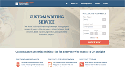 Desktop Screenshot of custom-essay-writers.net