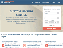 Tablet Screenshot of custom-essay-writers.net